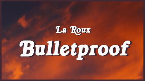 youtube bulletproof|this time ill be bulletproof.